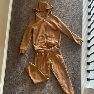 Cat & Jack Brown Hoodie and Jogger Set